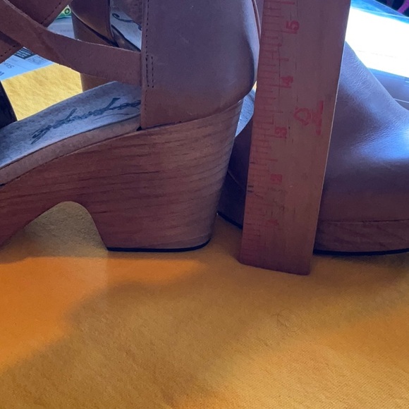 Free People Cedar Tan Leather Clog size 11, NWOB - Picture 14 of 16